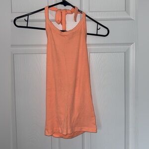 Aerie Coral Halter Tank Top